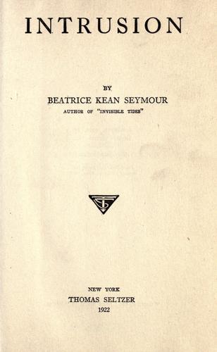 Cover for Intrusion
