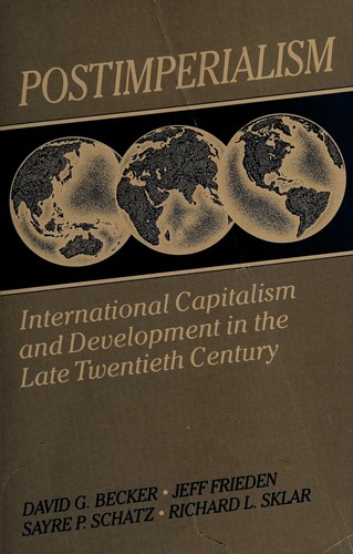 Cover for Postimperialism