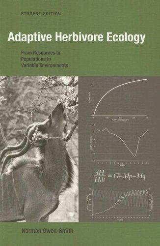 Cover for Adaptive Herbivore Ecology