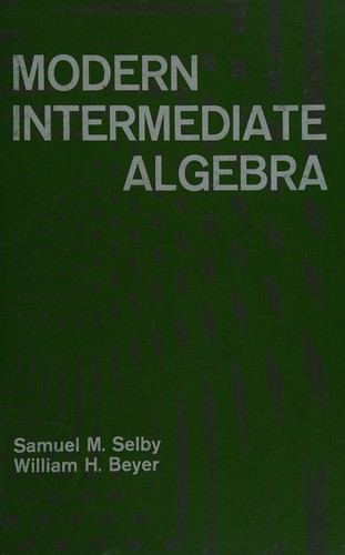Cover for Modern intermediate algebra