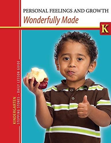 Cover for Kindergarten Stepping Stones Wonderfully Made Daily Lesson Guide