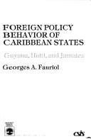Cover for Foreign policy behavior of Caribbean states
