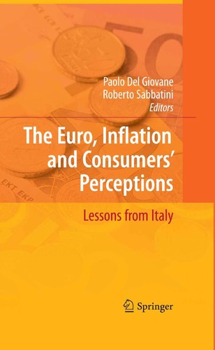 Cover for The euro, inflation, and consumers' perceptions