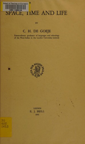 Cover for Space, time and life.