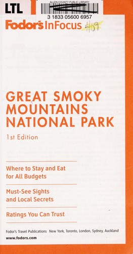 Cover for Great Smoky Mountains National Park