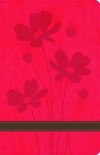 Cover for GW Personal Size Giant Print Bible Rose/Brown, Flower Design Duravella