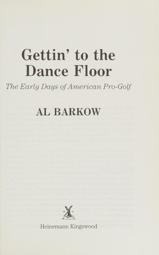 Cover for Gettin' to the dance floor