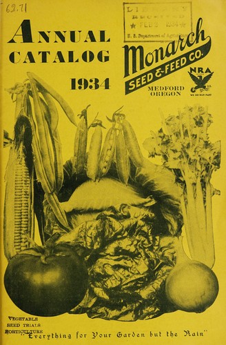 Cover for Annual catalog,1934