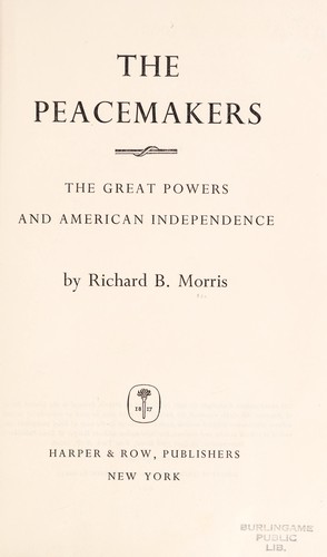 Cover for The peacemakers