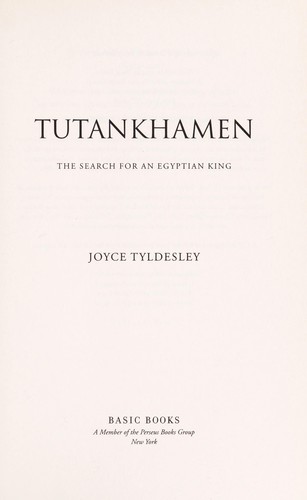Cover for Tutankhamen