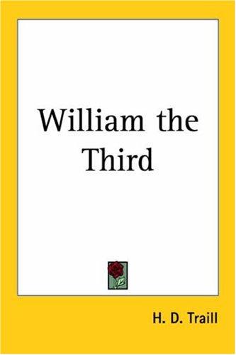 Cover for William The Third