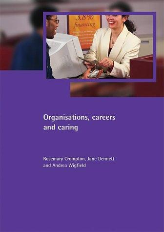 Cover for Organisations, careers and caring