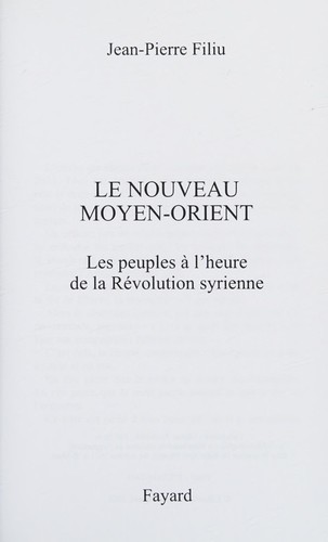 Cover for Le nouveau Moyen-Orient