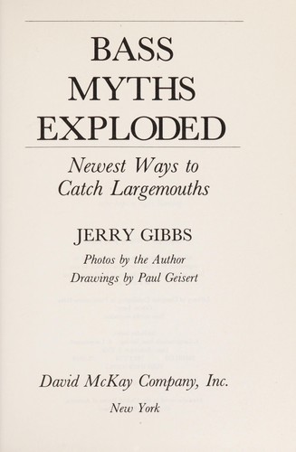 Cover for Bass myths exploded