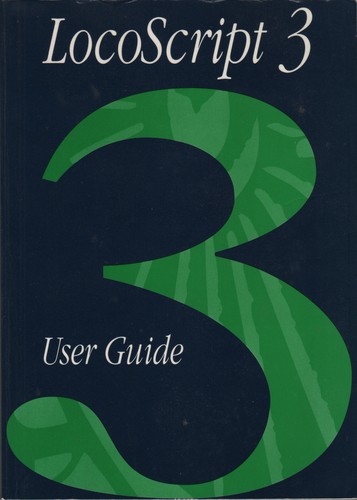 Cover for LocoScript 3 User Guide
