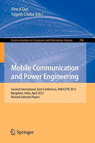 Cover for Mobile Communication and Power Engineering