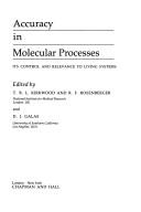 Cover for Accuracy in molecular processes