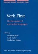 Cover for Verb first