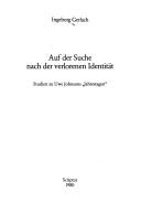 Cover for Auf der Suche nach der verlorenen Identität