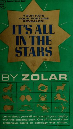 Cover for It's all in the stars