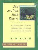 Cover for Ask and You Shall Receive, 5 Participant's Manuals