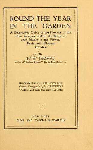 Cover for Round the year in the garden