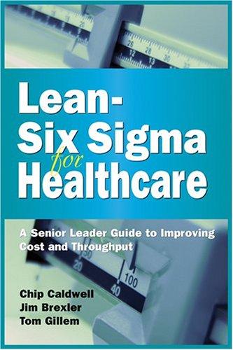 Cover for Lean-Six Sigma for Healthcare