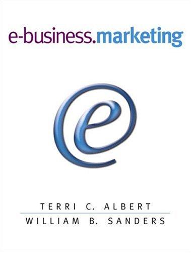 Cover for E-Business Marketing