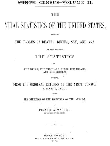 Cover for [Census reports]