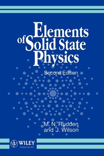 Cover for Elements of solid state physics