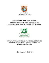 Cover for Actuaciones en infraestructura para la gestión de residuos sólidos urbanos