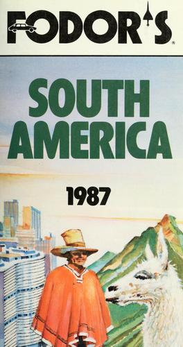 Cover for Fodor's South America, 1987