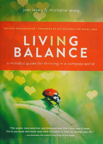 Cover for Living in balance
