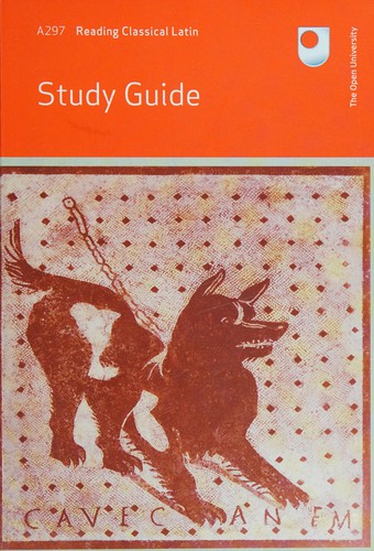 Cover for Study guide - Reading classical Latin