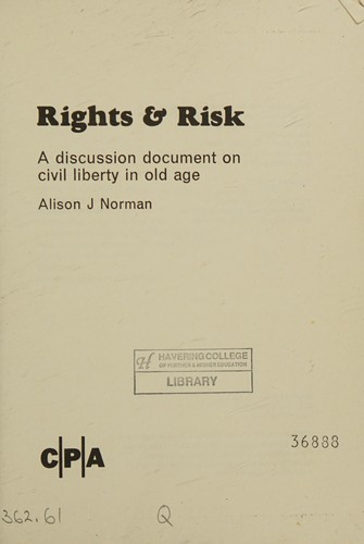 Cover for Rights & risk