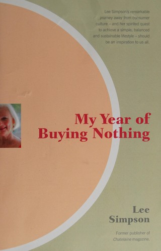 Cover for My Year of Buying Nothing