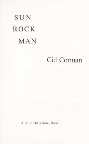 Cover for Sun rock man.