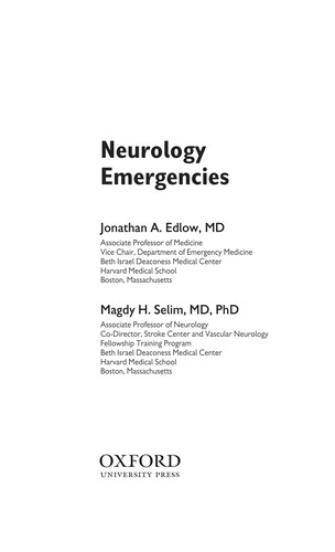 Cover for Neurology emergencies