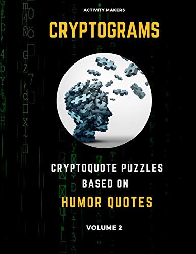 Cover for Cryptograms - Cryptoquote Puzzles Based on Humor Quotes - Volume 2