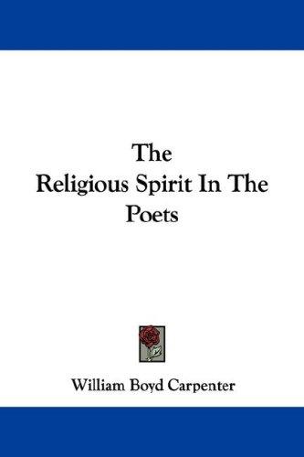 Cover for The Religious Spirit In The Poets
