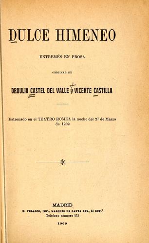 Cover for Dulce himeneo