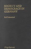 Cover for Society and democracy in Germany