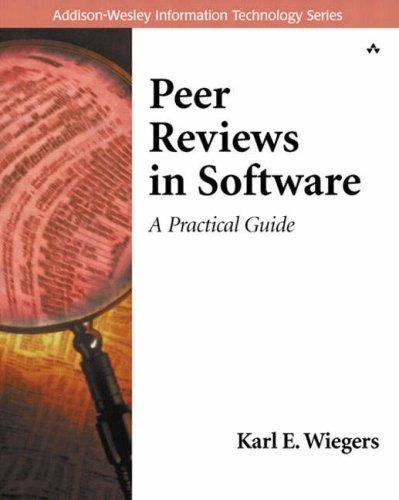 Cover for Peer Reviews in Software