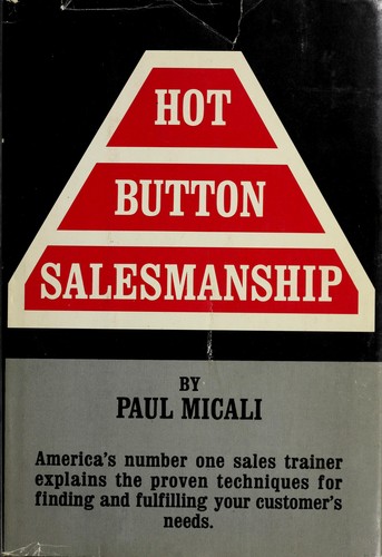 Cover for Hot button salesmanship