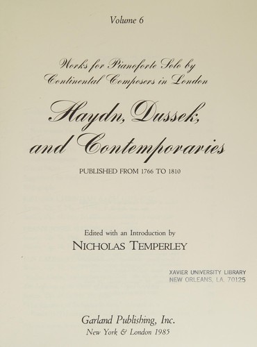 Cover for CONT COMPOSERS LONDON