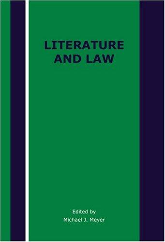 Cover for Literature and Law (Rodopi Perspectives on Modern Literature, 30)