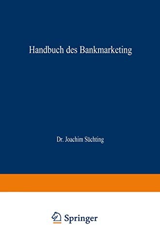 Cover for Handbuch des Bankmarketing