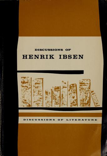 Cover for Discussions of Henrik Ibsen