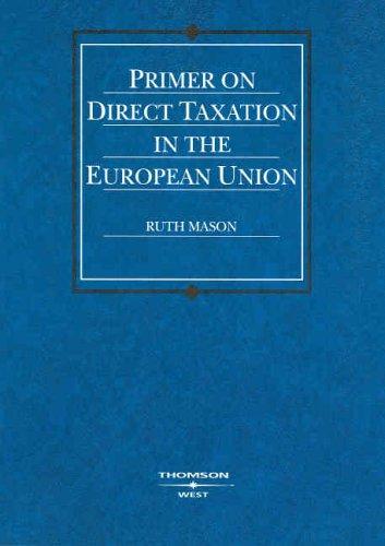 Cover for Primer on direct taxation in the European Union