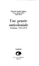 Cover for Une pensée anticoloniale